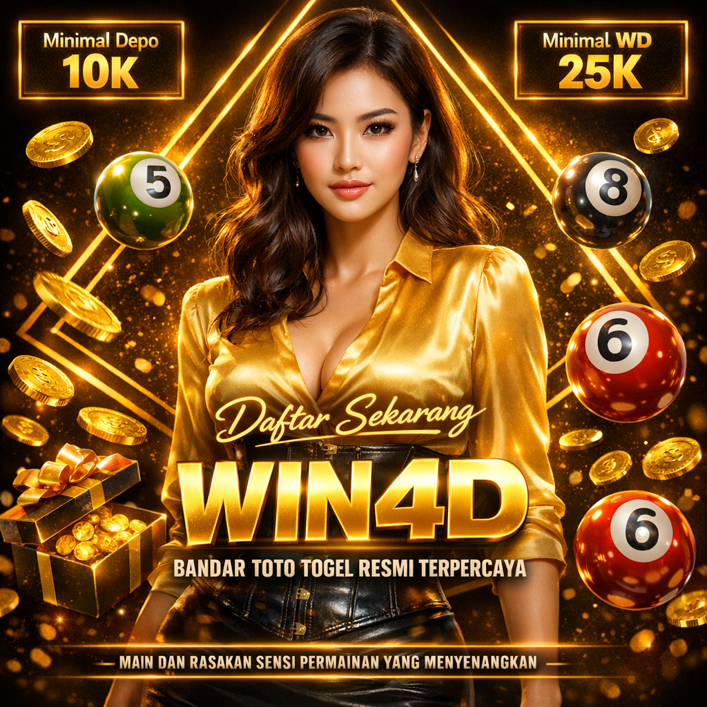 TOTO TOGEL WIN4D 🛎 Situs Toto Togel 4D Terpercaya Lengkap & Bandar Toto Resmi Depo Dana Kilat Di Indonesia